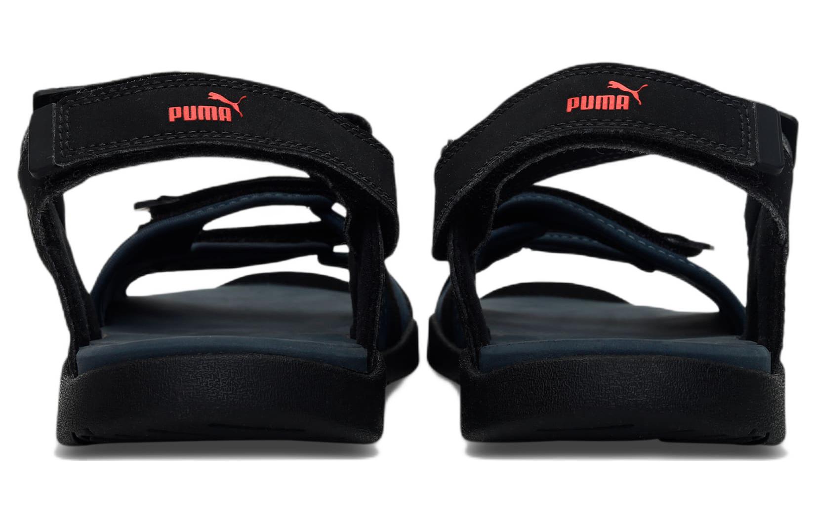 Shop Puma Stride One8 Sandal 'Black Blue' 384559-03