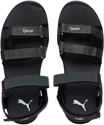 Sandal Puma Stride One8 'Hitam Abu-Abu' 384559-02 Lookbook Sandal Puma Stride One8 'Hitam Abu-Abu' 384559-02