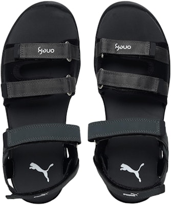 Sandal Puma Stride One8 'Hitam Abu-Abu' 384559-02 Lookbook Sandal Puma Stride One8 'Hitam Abu-Abu' 384559-02