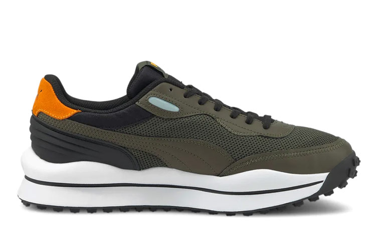 (W) Puma Style Rider Cyborg Low-Top Running Shoes Green 圖 2