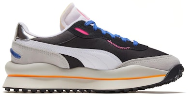 プーマ スタイルライダー プレイオン 黒/灰/紫 371150-02 Order プーマ スタイルライダー プレイオン 黒/灰/紫 371150-02