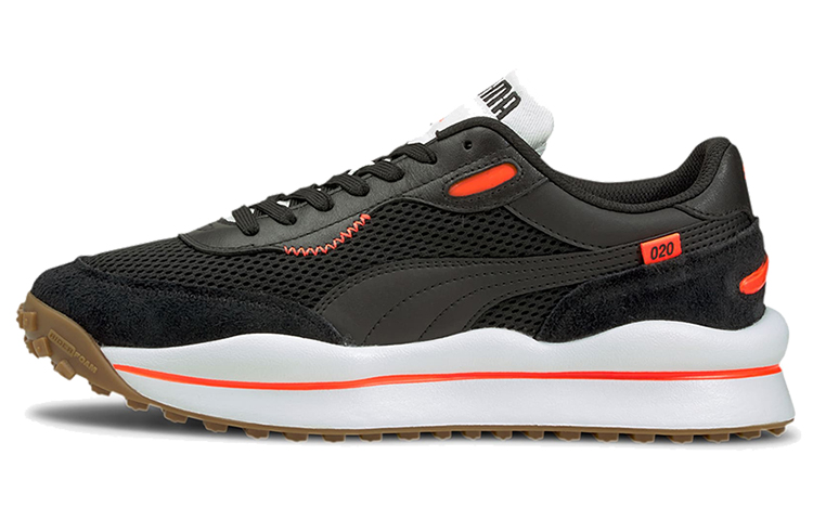 Puma Style Rider Warm Texture Black/White/Orange Low sneakers 373382-07