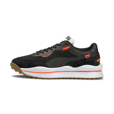 Puma Style Rider Warm Texture Black/White/Orange Low sneakers