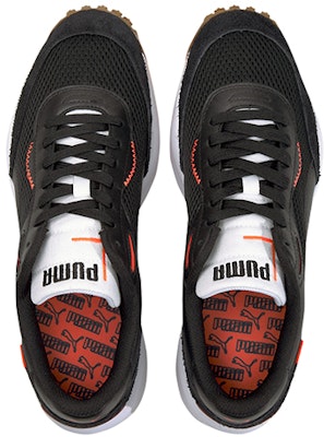 Puma Style Rider Warm Texture Black/White/Orange Low sneakers 373382-07 Shop Puma Style Rider Warm Texture Black/White/Orange Low sneakers 373382-07