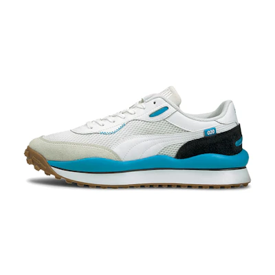 Puma Style Rider Warm Texture Grey/White/Blue Low sneakers