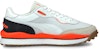 Puma Style Rider Warm Texture Putih/Coklat/Merah Kasut Sneakers Rendah 373382-05