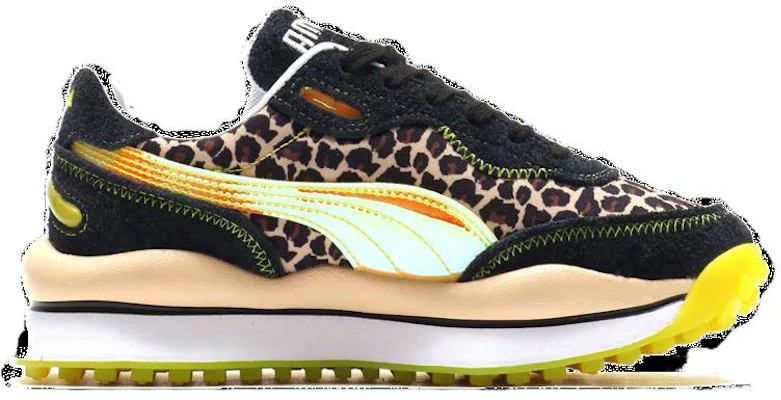 PUMA Style Rider 減震防滑耐磨 低幫 運動休閒鞋 男女同款 黑黃 Order PUMA Style Rider 減震防滑耐磨 低幫 運動休閒鞋 男女同款 黑黃