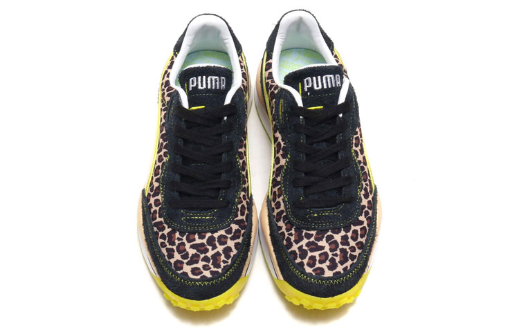 Lookbook PUMA Style Rider 減震防滑耐磨 低幫 運動休閒鞋 男女同款 黑黃
