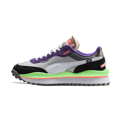 Puma Style Rider Play On 'Gray Green Black'