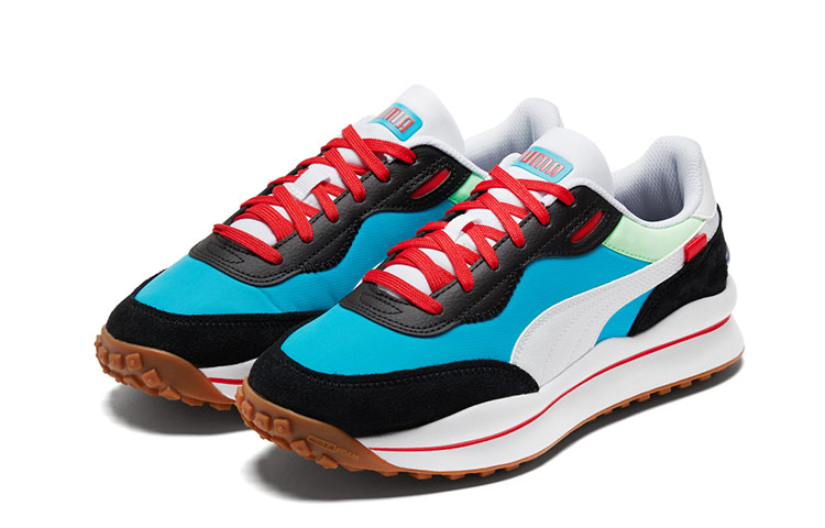 Lookbook Puma Style Rider Skies ''Scuba Blue'' Schuhe 380576-01