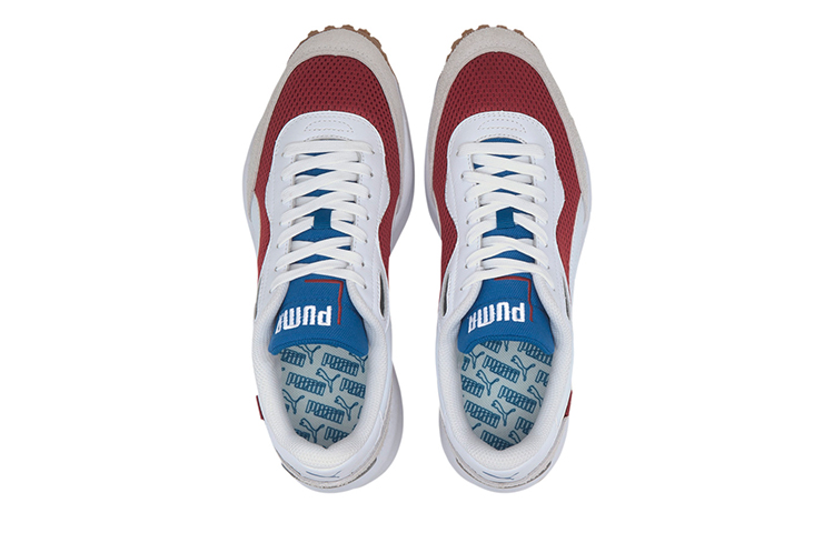 Shop Puma Style Rider Warna Hangat 'Putih Merah Dahlia' 373382-02