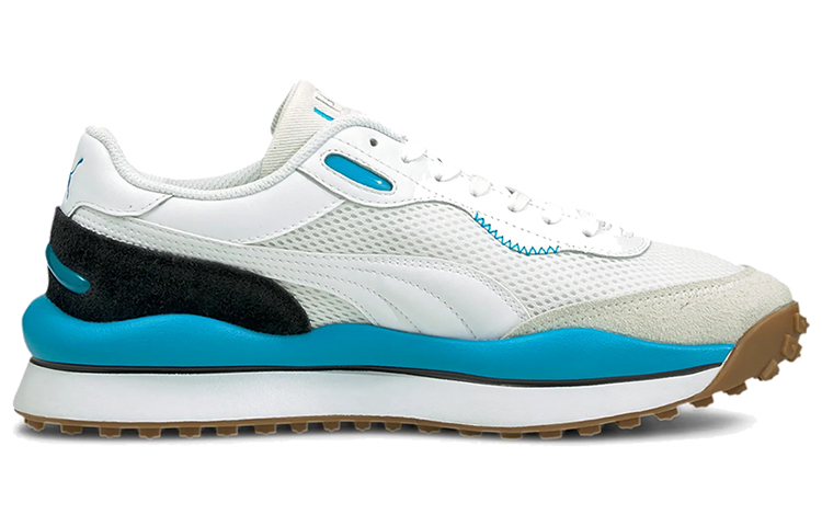 Order Puma Style Rider Warm Texture Kelabu/Putih/Biru Kasut Rendah 373382-06