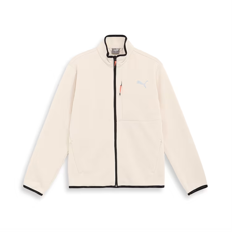 Puma Style Tech Retro Full-Zip Jacket - Alpine White 679537-87
