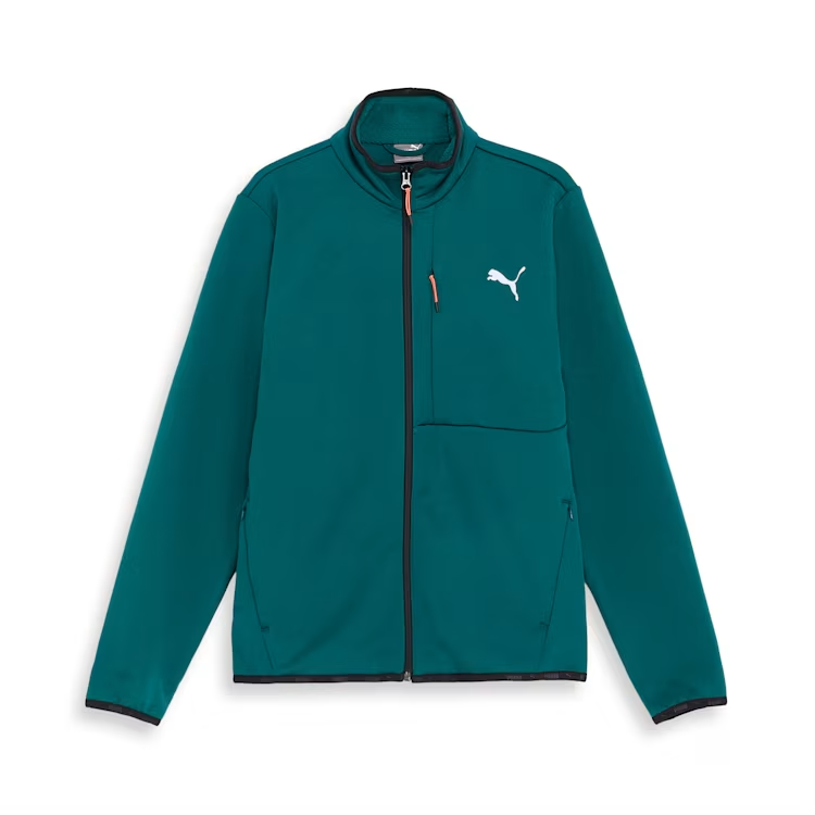 Puma Style Tech Retro Zip-Up Jacket Malachite Green - 679537-43