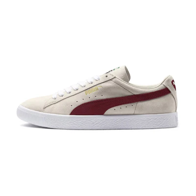 Puma Suede 90681 'Whisper Beige Red Colorblock'