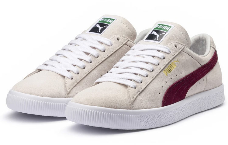 Puma Suede 90681 'Whisper Beige Red Colorblock' 圖 3