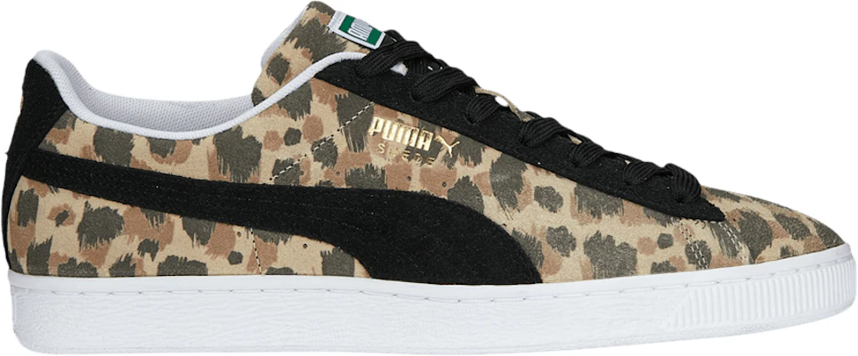 Puma suede 2025 leopard print