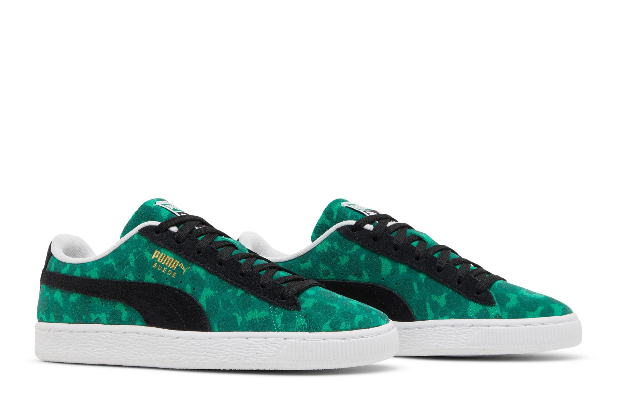 Cheap 彪馬麂皮鞋 '動物印花 - 草綠色' 391108-03