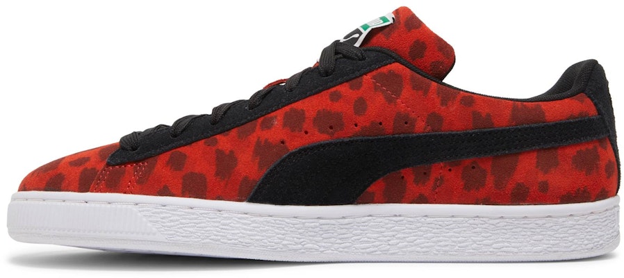 Puma suede top leopard print