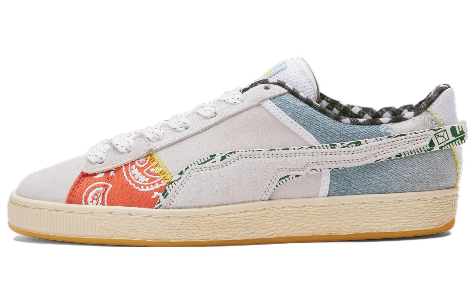 Buy PUMA 絨面背包 春季清潔 舒適百搭 耐磨輕便通風 低筒 板鞋 男款 灰藍
