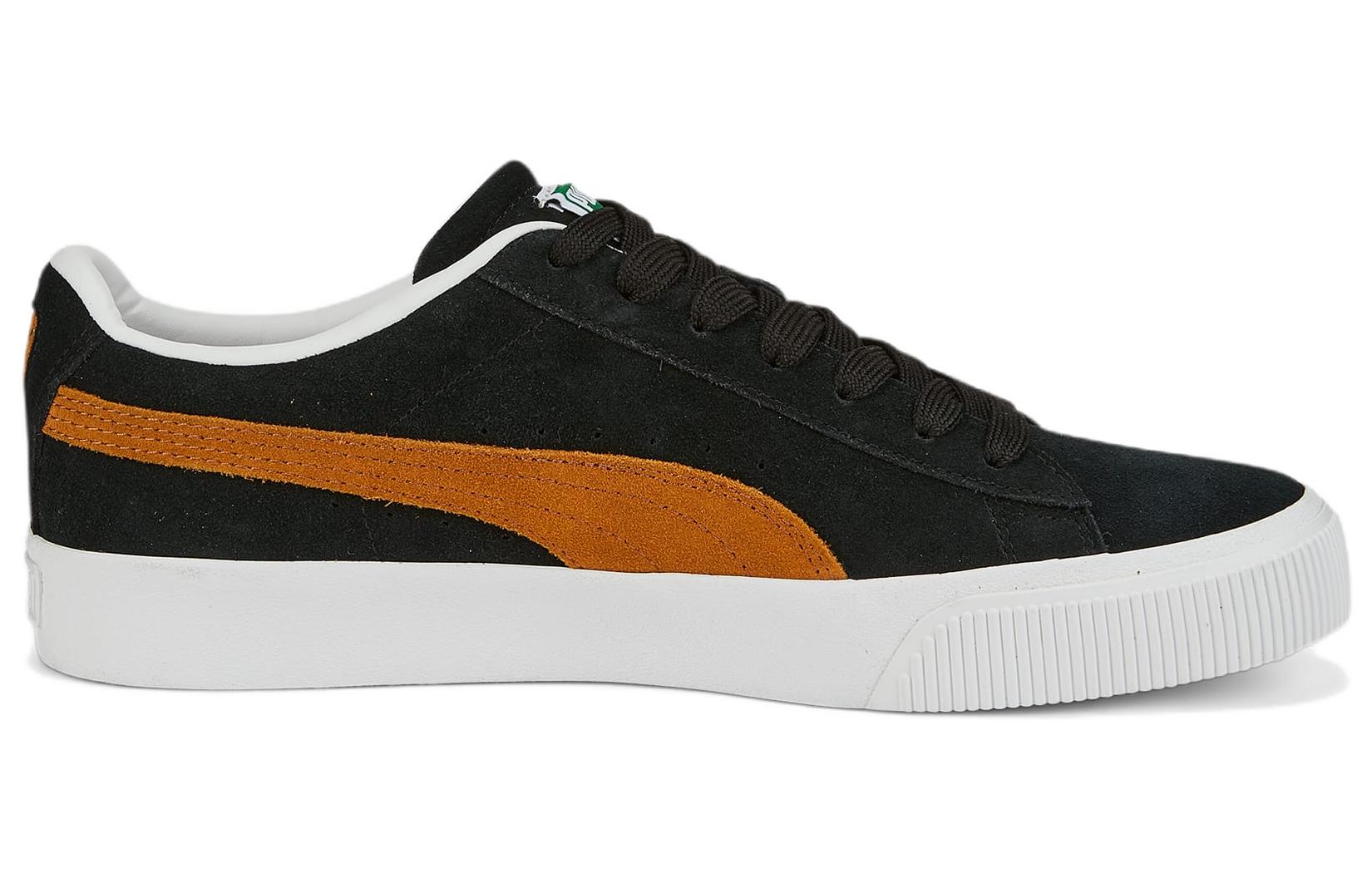 Order 푸마 스웨이드 블랙 오렌지 (Puma Suede Black Orange) 386598-04