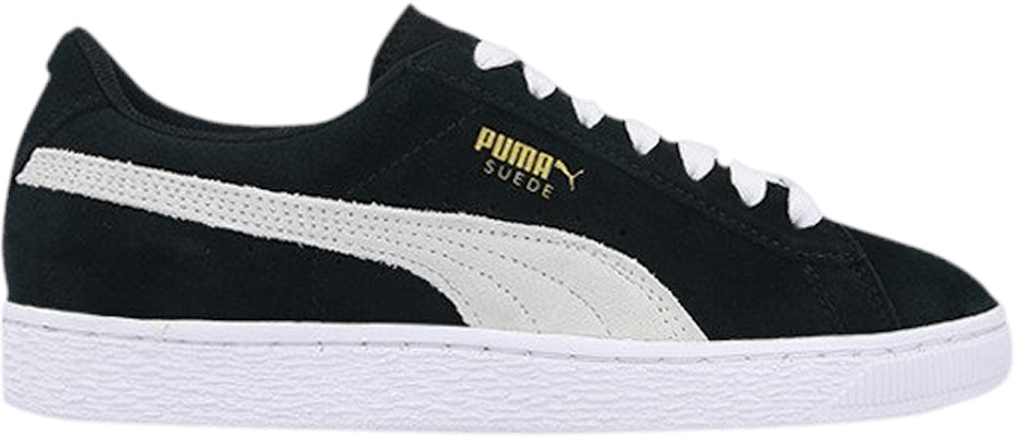 Grade School Puma Suede Black White 355110 01 355110 01