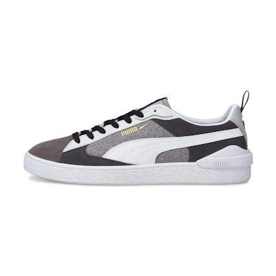 Puma Suede Block Wt Foam Strip 2 'Black White Gray'