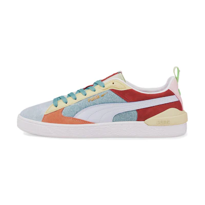 Puma Suede Block Wt Foam Strip 2 'Blue Red White'