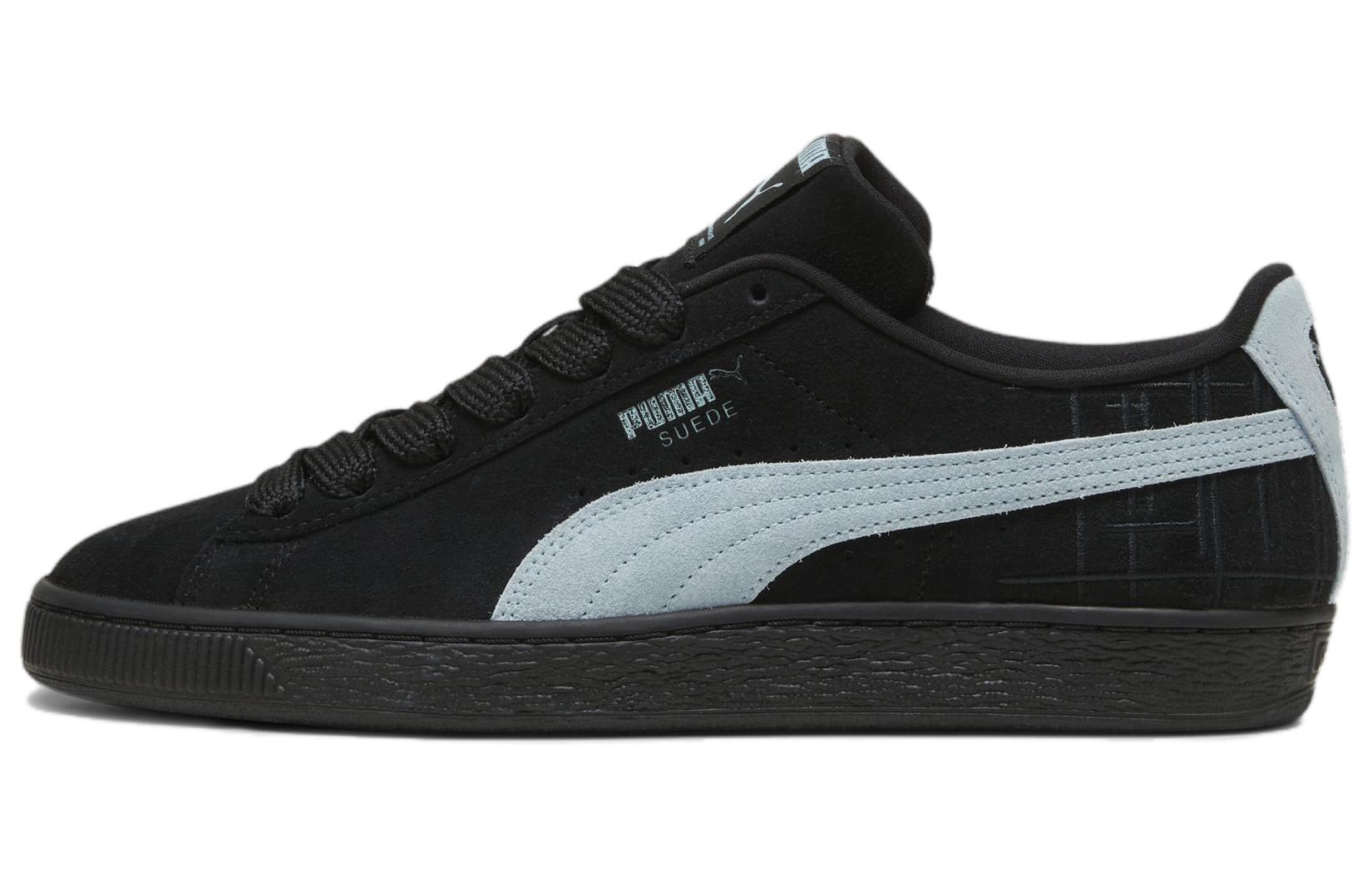 Buy PUMA Suede Brand Love II 防滑 低幫 板鞋 男女同款 黑藍