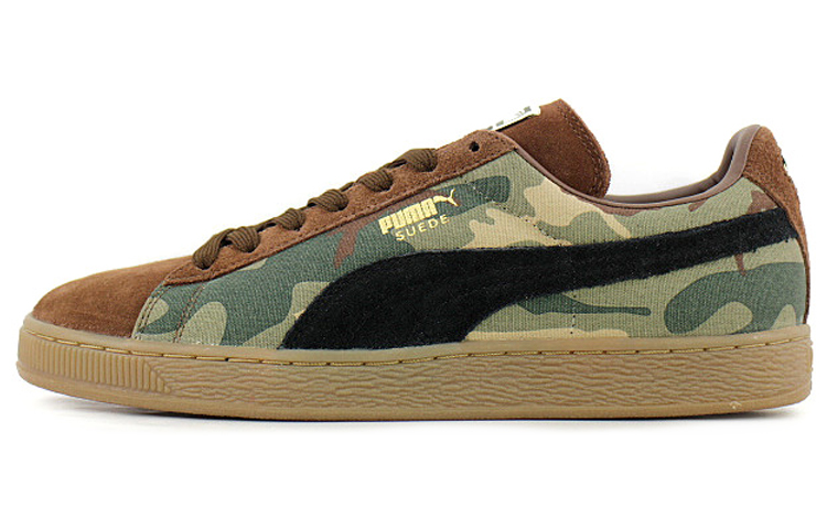 Puma Suede 'Brown Green Camo' 358387-02