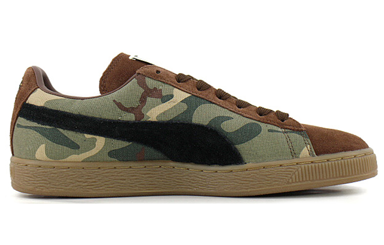 Order プーマ スウェード 茶緑カモ (Puma Suede Chamidori Kamo) 358387-02
