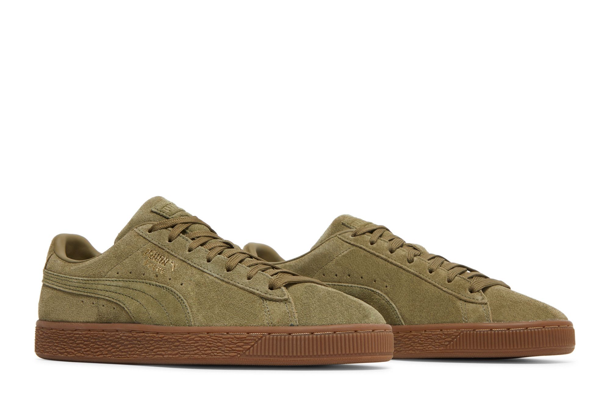 Cheap Puma Suede ''Oliva Bruciata Gum'' 381174-04