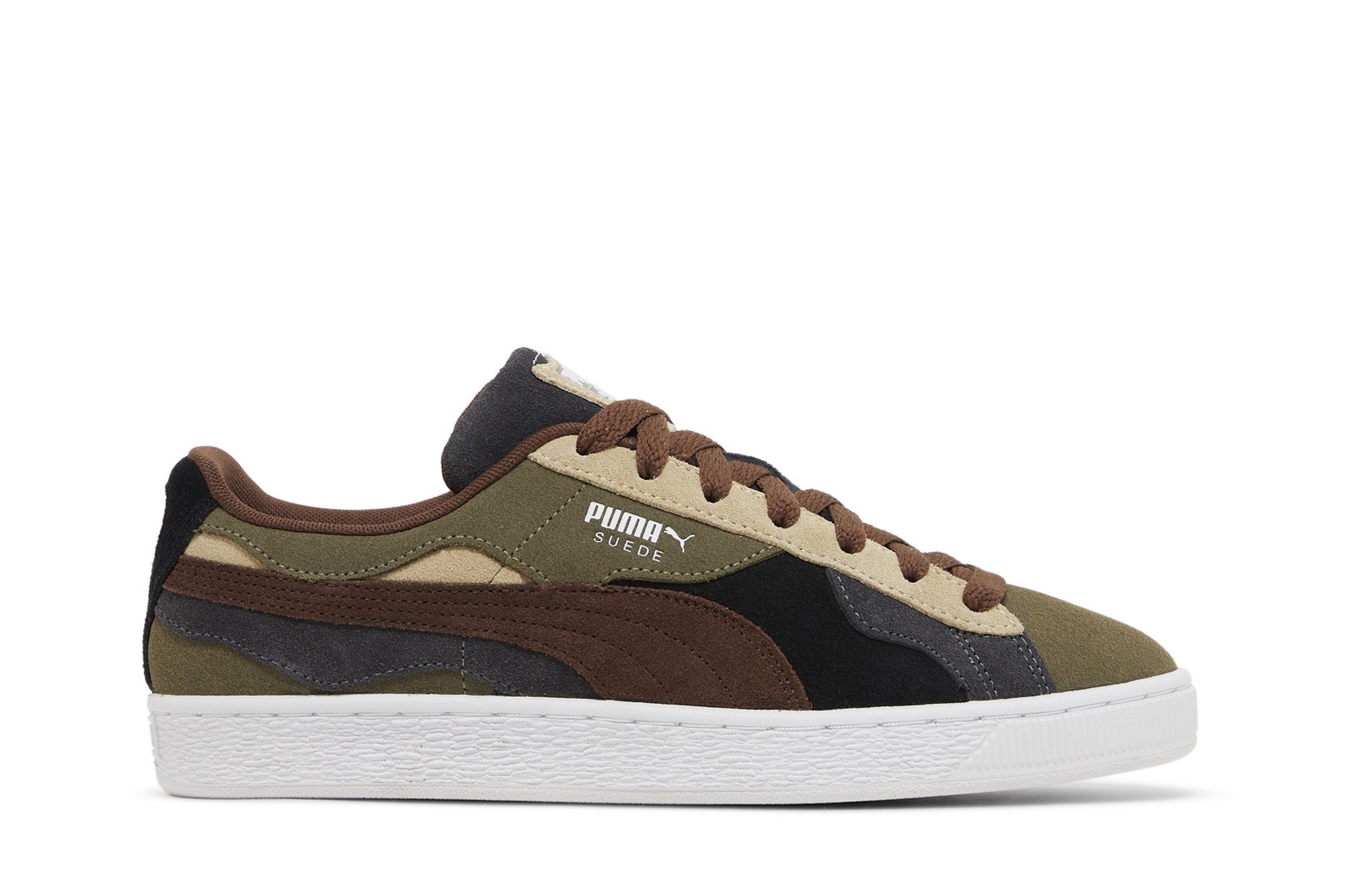 Buy 푸마 스웨이드 '카모웨이브 - 올리브 브라운' (Puma Suede 'Camowave - Olive Brown') 389277-01