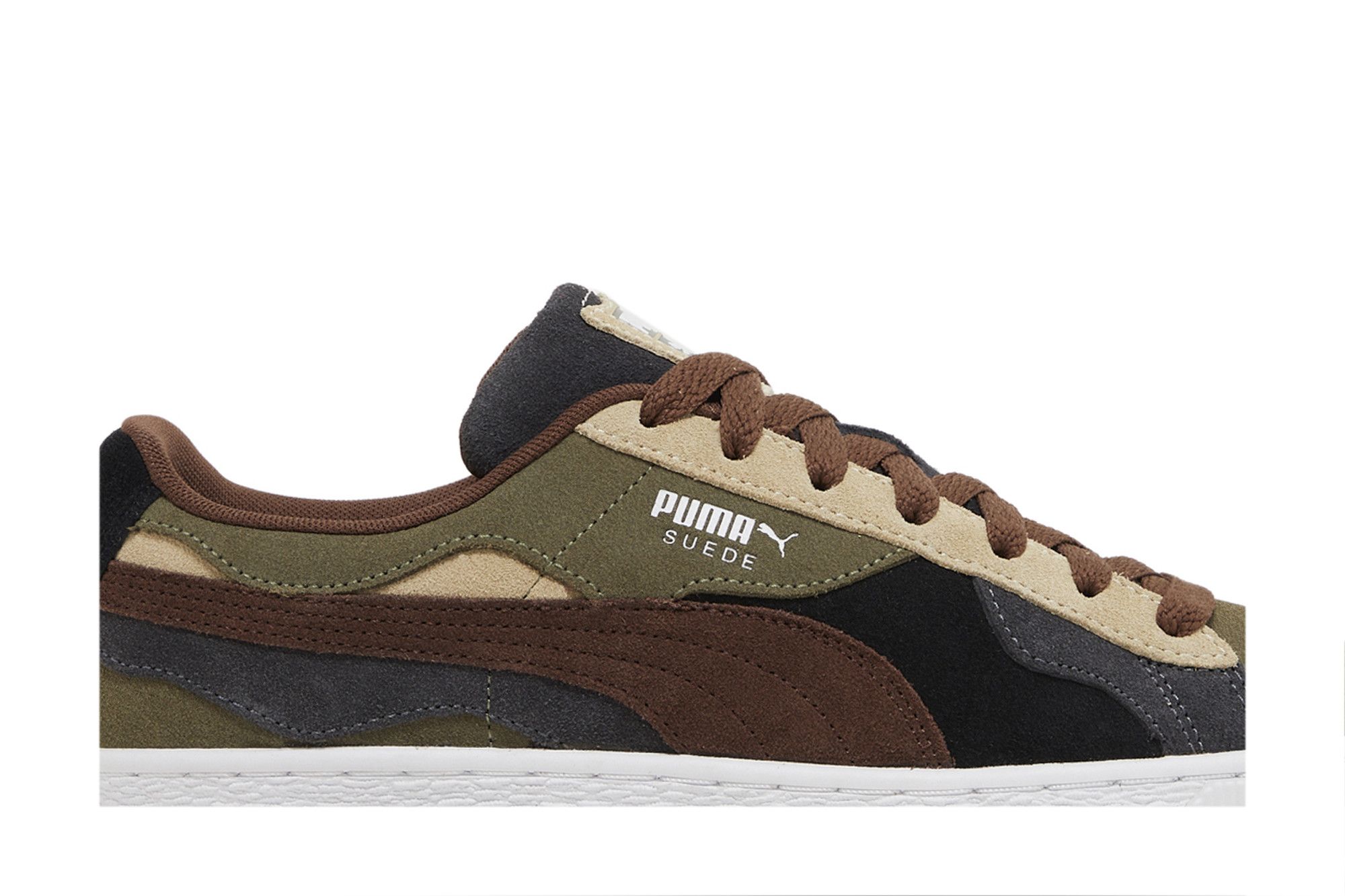 Order 푸마 스웨이드 '카모웨이브 - 올리브 브라운' (Puma Suede 'Camowave - Olive Brown') 389277-01