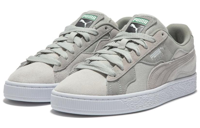 Lookbook プーマ スウェード カモウェーブアース (フェザーグレー) 390673-02
