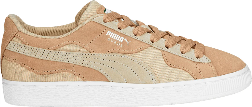 Tan top suede pumas