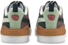 Shop Puma Suede Bloc Wtformstrip Kasut Santai Hijau/Merah/Beige 381184-02
