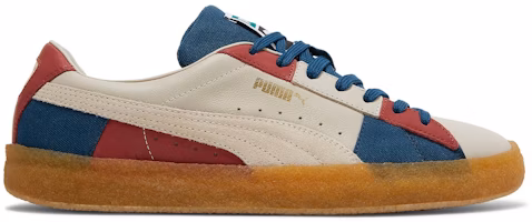 Puma Suede 'Crepe Patch - Peyote Blue Red' 381195-01 Puma Suede 'Crepe Patch - Peyote Blue Red' 381195-01