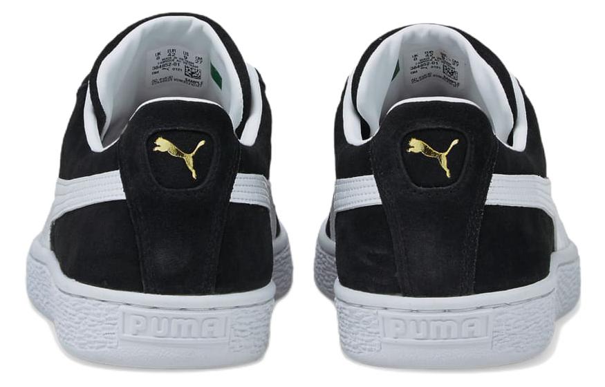 Shop Kasut Puma Suede Croc Sukan Kasual Unisex Hitam Putih 387697-01