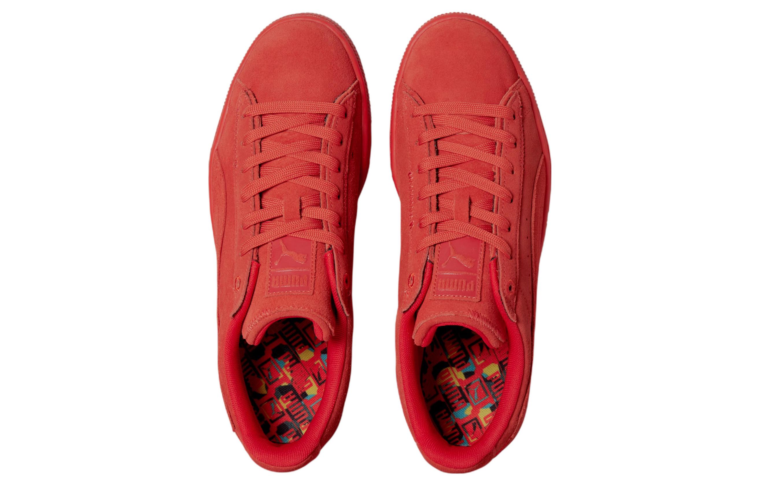 Lookbook Puma Suede ''Displaced - Cherry Tomato'' Rosso 386856-01