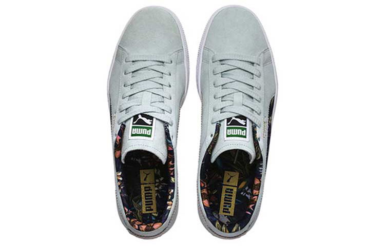 Shop Puma Suede 'Garden Floral Light Sky' Lelaki & Wanita 369238-02