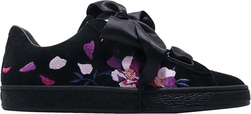 Puma suede 2025 heart flowery
