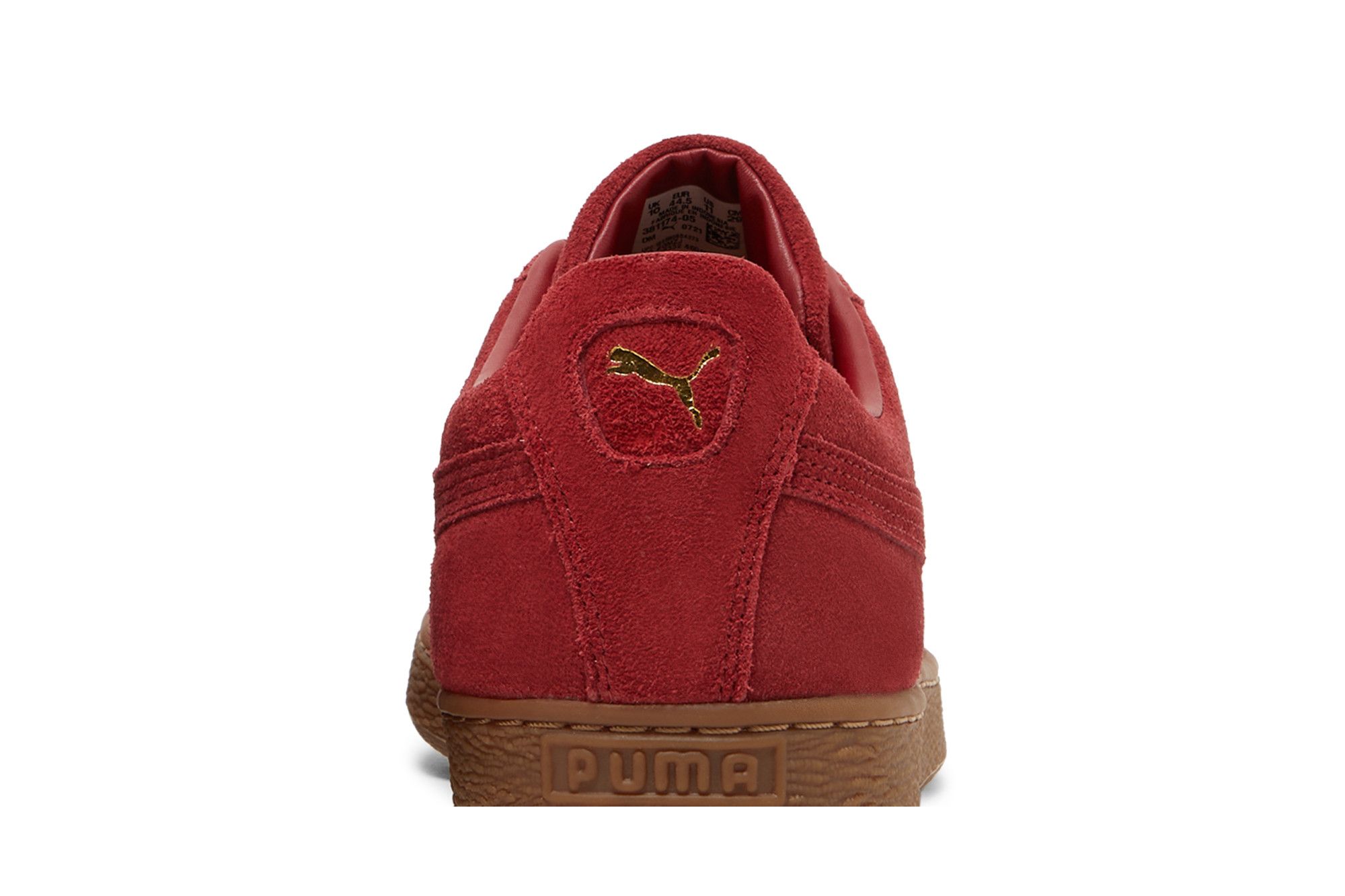 Sizing Puma Suede 'Intense Red Gum' 381174-05