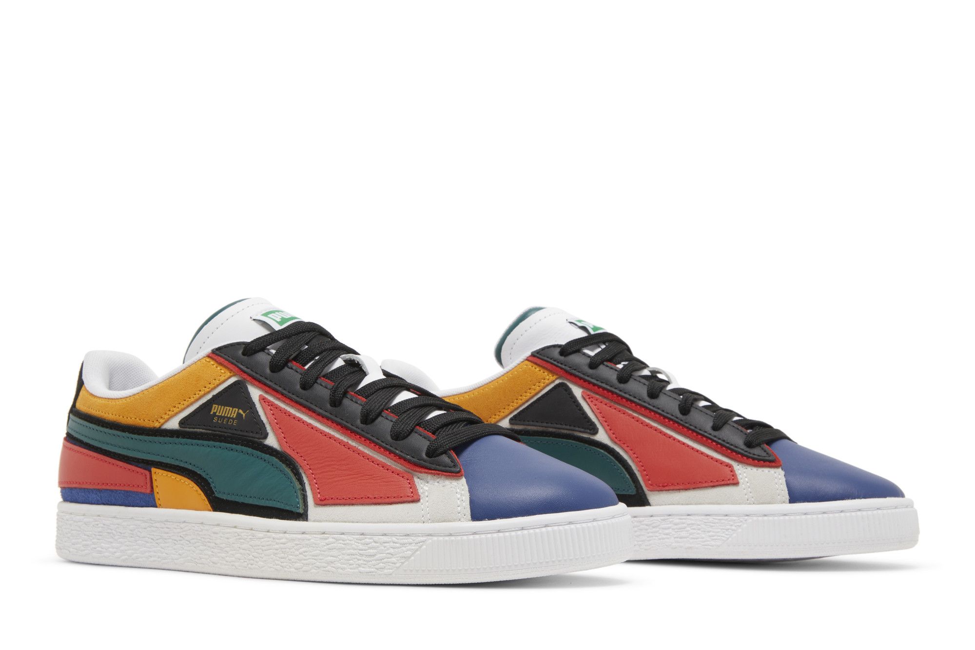 Cheap Puma Suede ''Layers - Bleu Éclatant Vert Varsity'' 387480-01