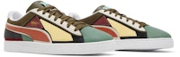 Cheap Puma Suede 'Layers - Deep Olive Warm Chestnut' Warna Zaitun dan Coklat Hangat 387480-02