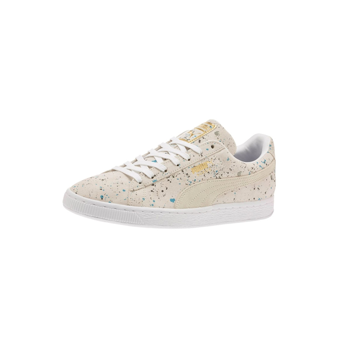 Puma Suede 'Paint Splat Beige Blue'