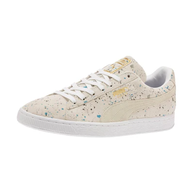 Puma Suede 'Paint Splat Beige Blue'