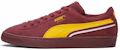 Puma Suede 'Triplex - Burgundy Maize' Merah Hati Kuning. 381175-12