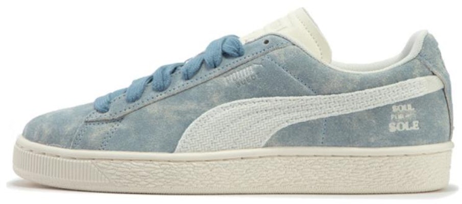 Puma Suede Nostalgia Bola Keranjang 'Biru Beige' 400807-02 Buy Puma Suede Nostalgia Bola Keranjang 'Biru Beige' 400807-02