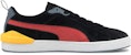 Puma Suede Bloc 'Hitam Paradise Pink' 381183-03